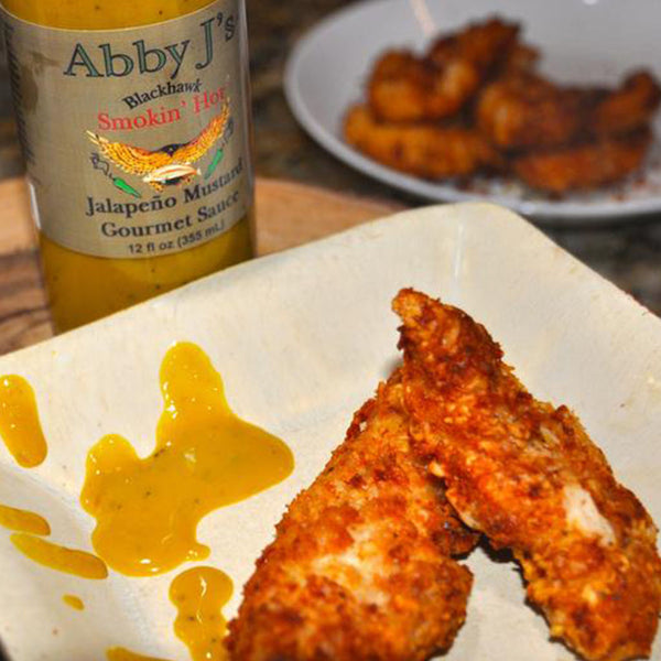Springer Mountain Chicken with Abby J's Jalapeño Mustard Sauce